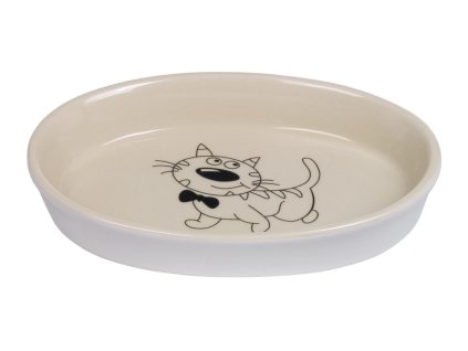Nobby oválná keramická miska krémová 17x11x2,5cm