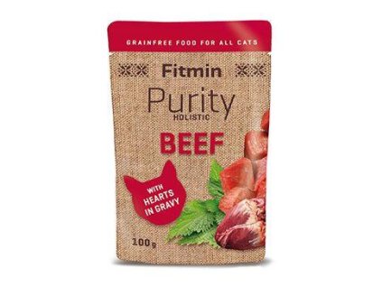 297336 fitmin cat purity hovezi se srdicky kapsa 100g