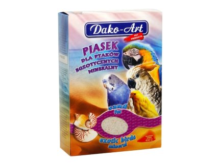 Minerální písek pták s mušlemi Dako 250 g