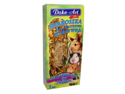Tyčinka hlodavec se zeleninou Dako (2 ks)