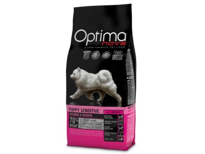 OPTIMAnova Dog Puppy Sensitive Salmon & Potato GF 2 kg