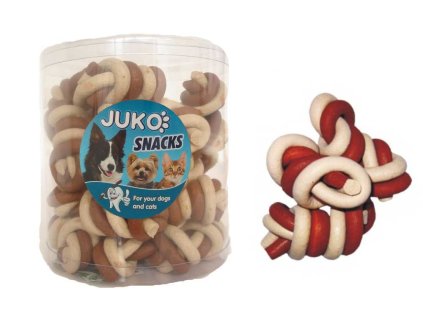 Jerky uzel Vanilka & kuřecí JUKO Snacks (25 ks)