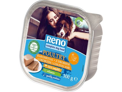 RENO Dog drůbeží, vanička 300 g