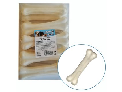 Kost buvolí bílá JUKO Snacks 16,5cm (10 ks)