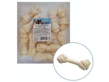 Uzel expandovaný bílý JUKO Snacks 10,5 cm (10 ks)