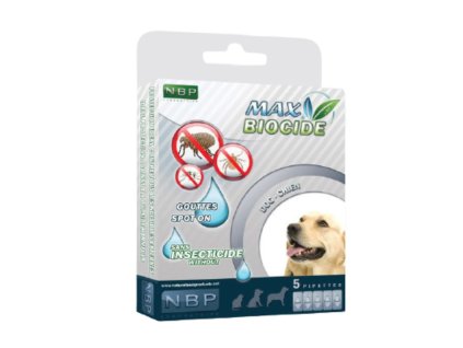 Max Biocide Spot-on Dog repelentní kapsle, pes 5 x 1 ml !CZ!