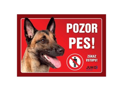 Cedulka Juko BELGICKÝ OVČÁK MALINOIS
