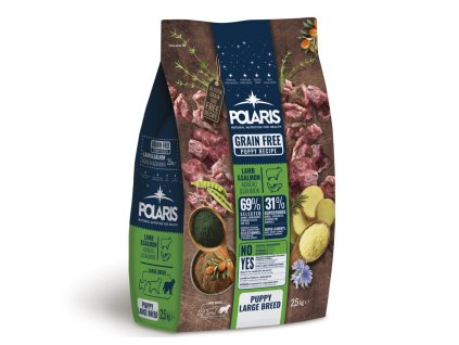 Polaris Dog Puppy Large jehně & losos GF 2,5 kg