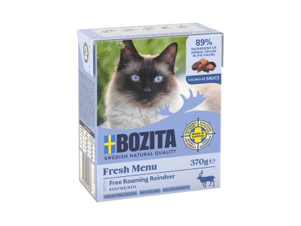 Bozita Cat kousky v omáčce se sobím masem, tetrapak 370 g
