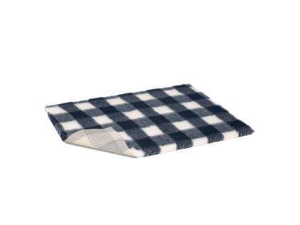 Vetbed protiskluz / Drybed modrá kostka 150 x 100 cm, vlas 30 mm