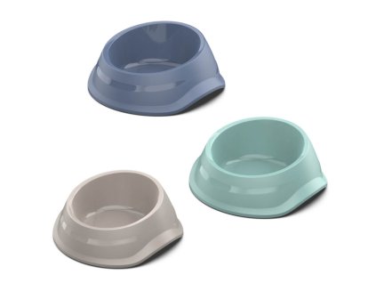 Miska s protiskluzem Wave 0,66 l, mix barev