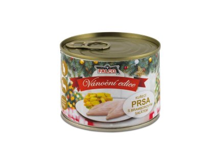 FALCO Kuřecí prsa s bramborovým salátem Vánoční edice, konzerva 200 g