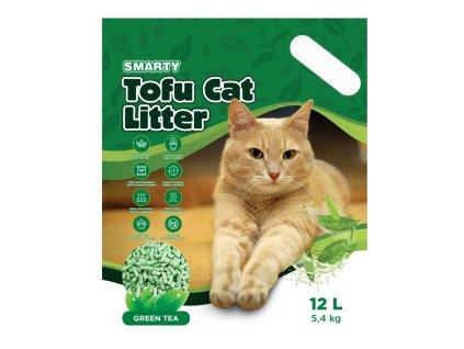 Smarty Tofu Cat Litter Green Tea podestýlka 12 l