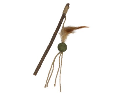 Matatabi hlavolam s míčkem a catnipem 26 x 5 cm