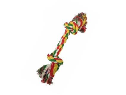 Lano bavlna 2 uzly 38 cm