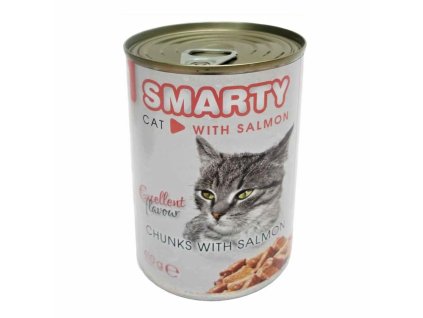 SMARTY Cat Losos chunks, konzerva 410 g