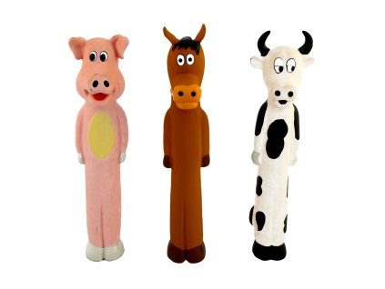 Dlouhán pískací gumový 29 cm