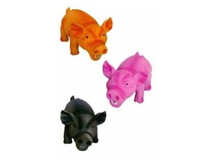 Divočák chrochtající gumový 15 cm