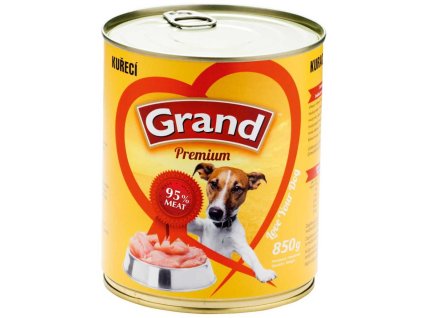GRAND konz. pes drůbeží 850g