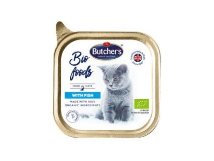 Butcher's Cat Bio Foods s rybou vanička 85g