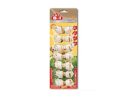 Pochoutka 8in1 Delights Chicken Bones XS 7ks