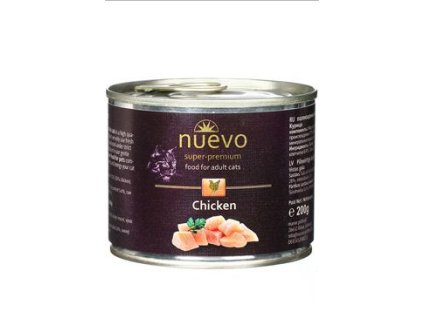 Nuevo kočka adult Kuře konz. 200g