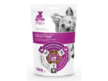 Pochoutka Pet+ 3v1 for City Dogs kuřecí 100g