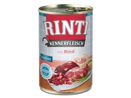 Rinti Dog Kennerfleisch konzerva Junior hovězí 400g