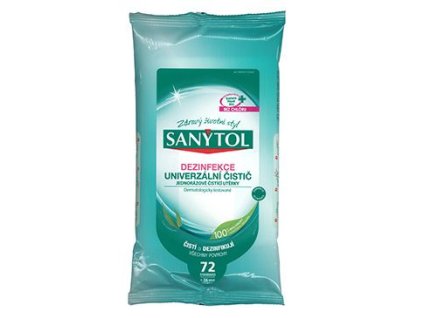 SANYTOL dezinfekční/univerzální utěrky 72=36ks maxi
