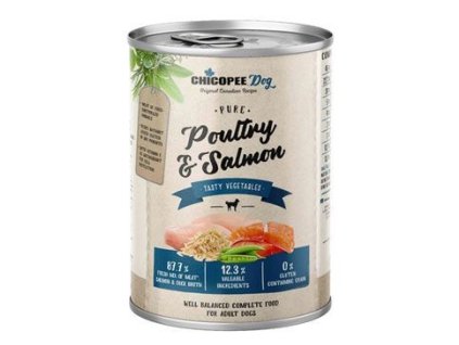 Chicopee Dog konz. Pure Poultry&Salmon 400g