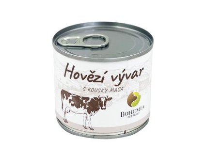 BOHEMIA Vývar Hovězí s kousky masa 140ml