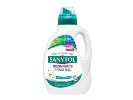 SANYTOL dezinfekce prací gel s vůní květů 1,7l/34dávek