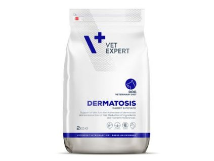 VetExpert VD 4T Dermatosis Dog Rabbit&Potato 2kg