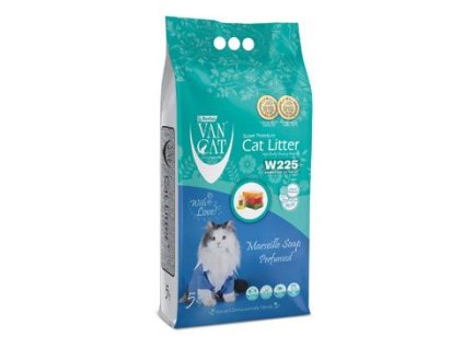 Podestýlka Vancat stelivo bentonit Marsilla Soap 5kg