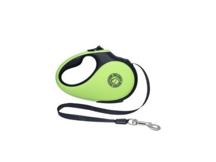 Vodítko samonavíjecí 12kg/3m zeleno/černá Kiwi