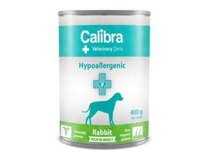 Calibra VD Dog konz. Hypoallergen. Rabbit&Insect 400g