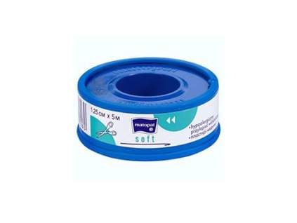 Náplast SOFT Matopat 1,25cmx5m v cívce 1ks