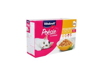 Vitakraft Cat Poésie Classique Gellée drůbeží 12x85g