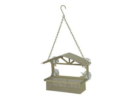 Krmítko venkovní WINDOW s přís. kov, zelená Zolux