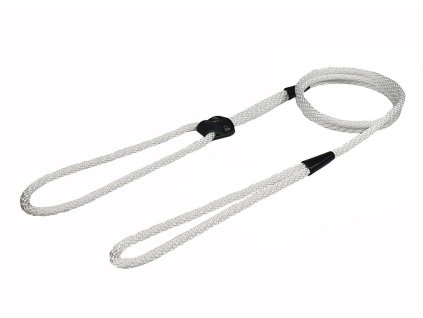 BAFPET Předváděcí vodítko, SPIRÁLA JEDNOBAREVNÁ - Bílá (Varianta 6mm x 100cm)