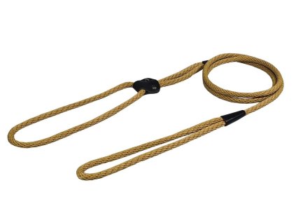 BAFPET Předváděcí vodítko, SPIRÁLA JEDNOBAREVNÁ - Béžová (Varianta 6mm x 100cm)