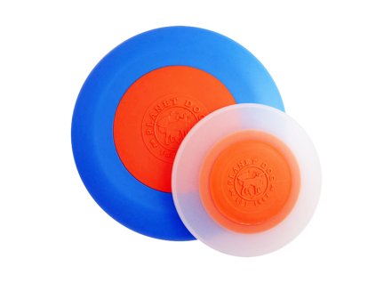 544349 orbee tuff zoom flyer frisbee 25cm modro oranzovy