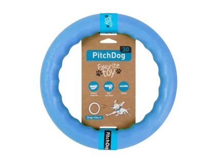 388509 1 pitchdog treninkovy kruh pro psy modry 20cm