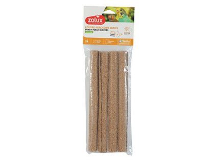 Pískové návleky na bidla pro ptáky 24cm/4ks Zolux