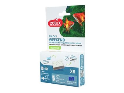 Blok krmný WEEKEND pro akv.ryby 8x7,5g Zolux