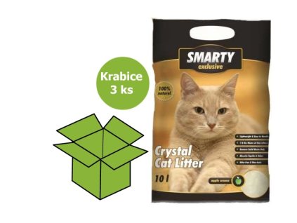 SMARTY exclusive silikátové stelivo 10 l AKCE 15 %