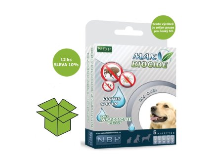 Max Biocide Spot-on Dog repelentní kapsle, pes 5 x 1 ml (12 ks) SLEVA 10 % !CZ!