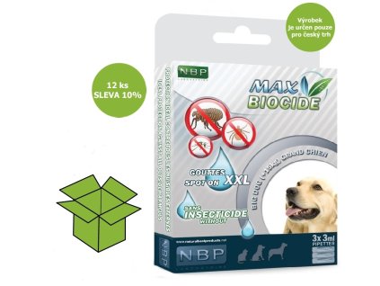 Max Biocide Spot-on Dog XXL repelentní kapsle, pes 3 x 3 ml (12 ks) SLEVA 10 % !CZ!