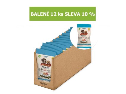 Serrano Snack Dog Salmon & Tuna 100 g (12 ks) SLEVA 10 %