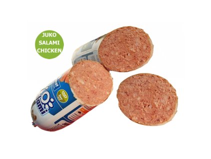 JUKO Salami Chicken (kuřecí) 1 kg (paleta 540 ks) SLEVA 15 %